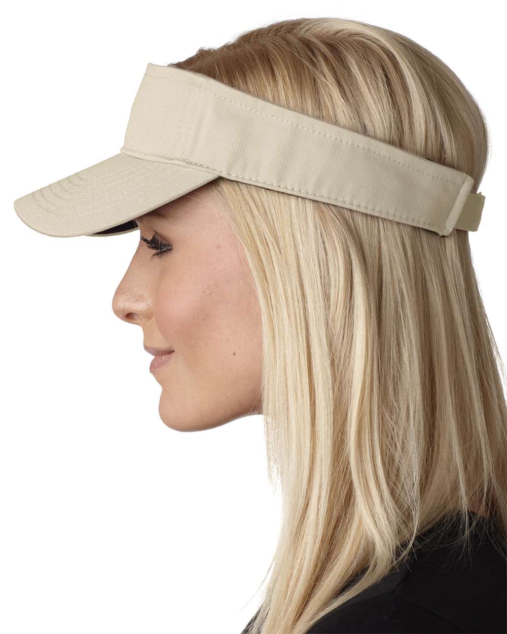 Ace Vat-Dyed Twill Visor with Terry Sweatband, Pre-Curved