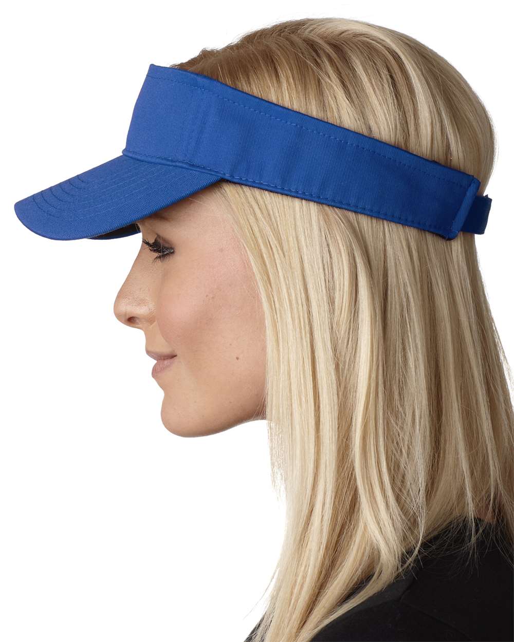 Ace Vat-Dyed Twill Visor with Terry Sweatband, Pre-Curved