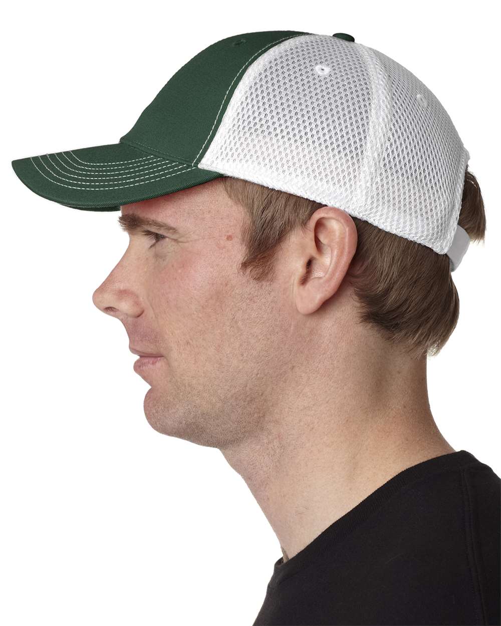 Adams Headwear FA102 Fairway Cap Washed Cotton Mesh Back Adjustable