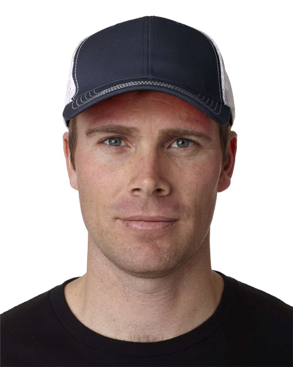 Adams Headwear Fairway Cap - Washed Cotton Mesh Back Adjustable