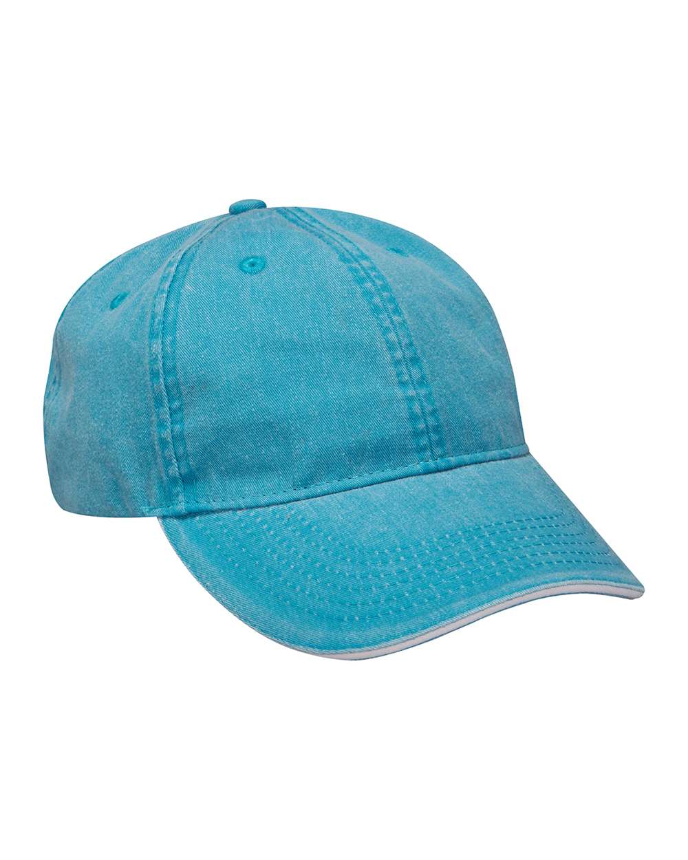 Adams Headwear LP107 Icon Sandwich Cap 100% Cotton Twill Pre-Curved