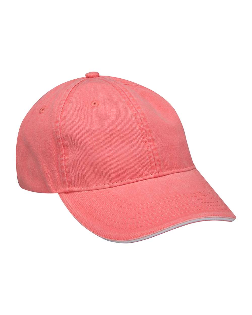 Adams Headwear LP107 Icon Sandwich Cap 100% Cotton Twill Pre-Curved