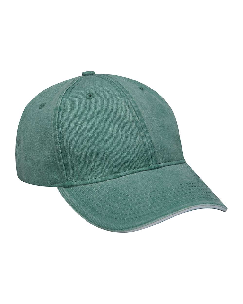 Adams Headwear LP107 Icon Sandwich Cap 100% Cotton Twill Pre-Curved