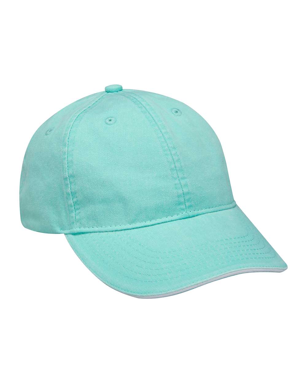 Adams Headwear LP107 Icon Sandwich Cap 100% Cotton Twill Pre-Curved
