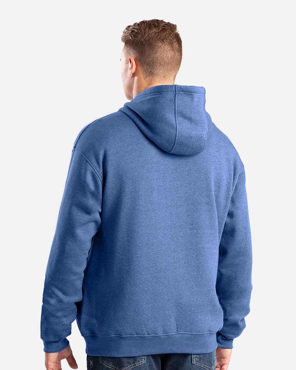 Berne Men's Heritage Zip Pocket Hooded Sweatshirt Heavy Fleece