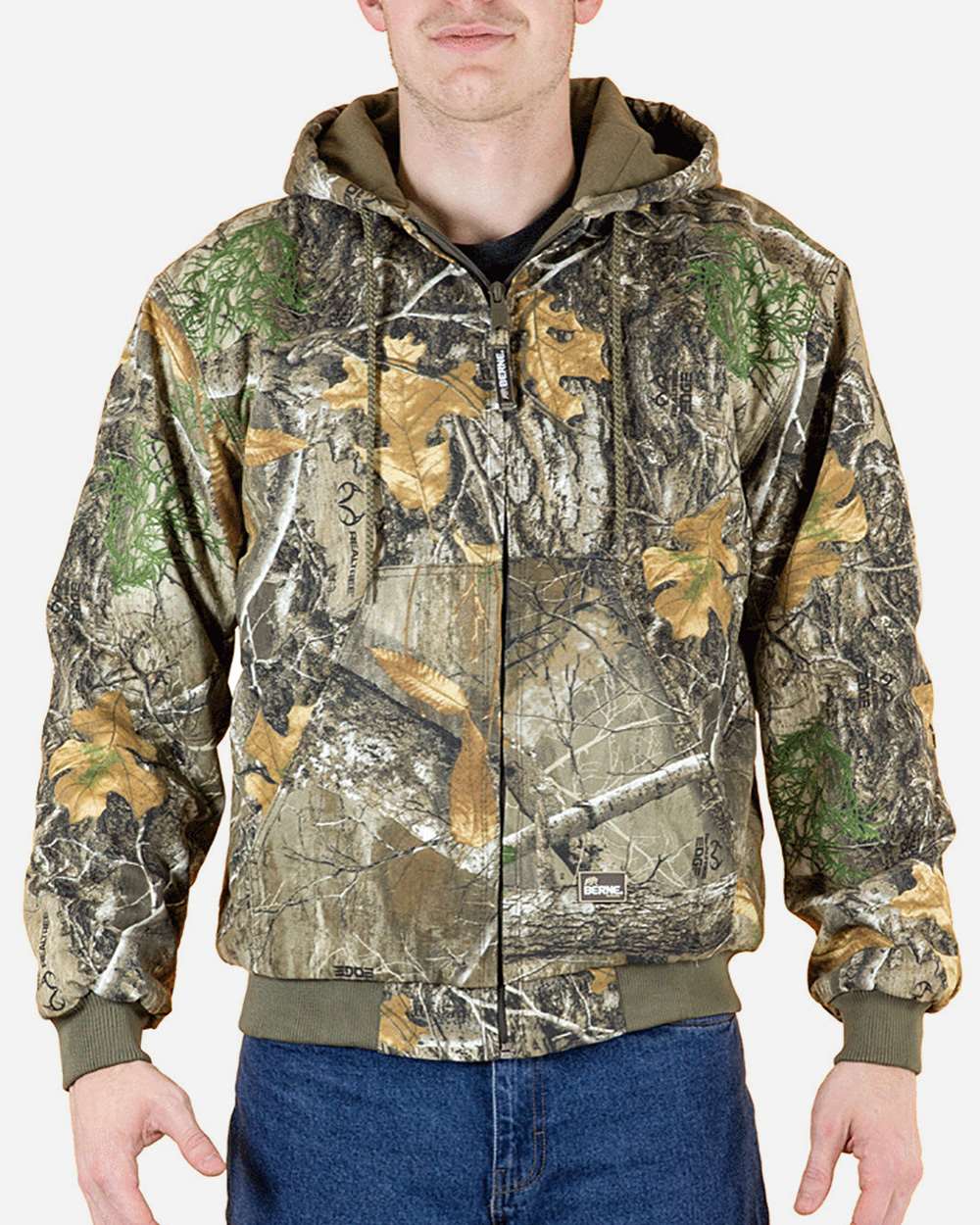 Berne Heritage Heavy-Duty Cotton Duck Hooded Jacket, Quilted Liner