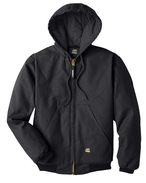 Men's Tall Highland Washed Cotton Duck Hooded Jacket Heavy-Duty