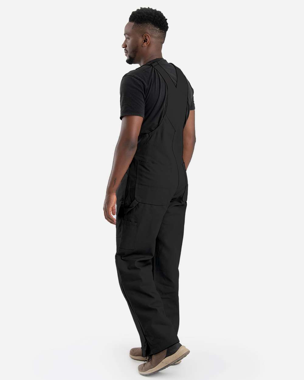 Berne Men's Slab Unlined Duck Bib Overall Heavy-Duty Workwear