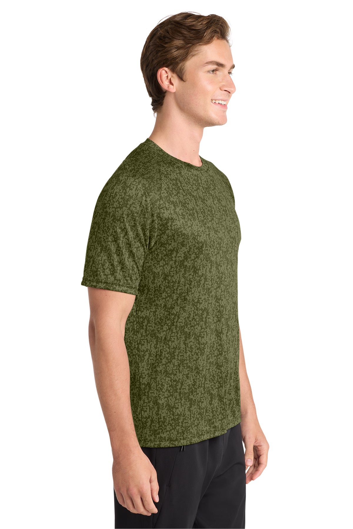 Sport-Tek Men's Digi Camo Performance Tee: Moisture-Wicking, Breathable, Athletic Fit