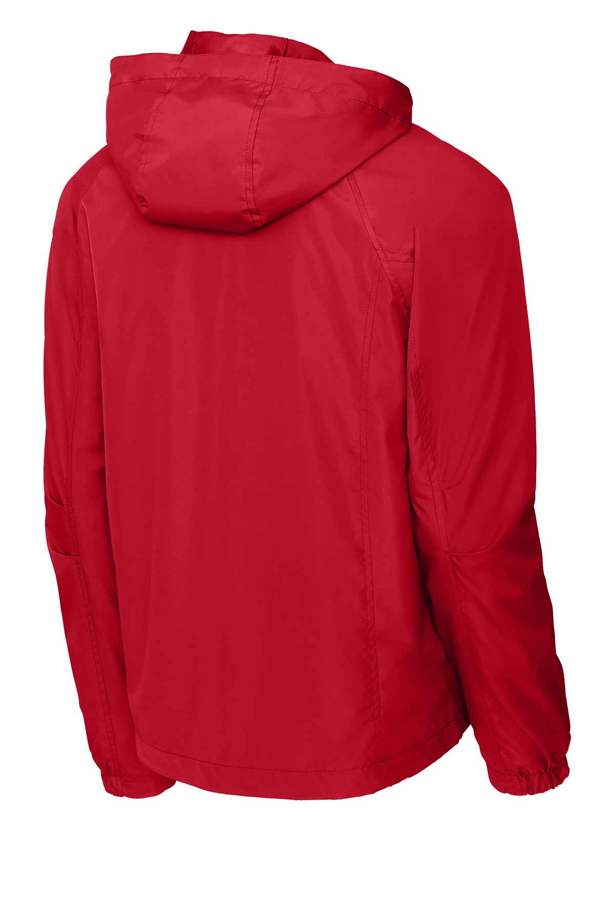 Sport-Tek Adult Hooded Raglan Jacket: Wind-Resistant, Water-Repellent Performance Outerwear