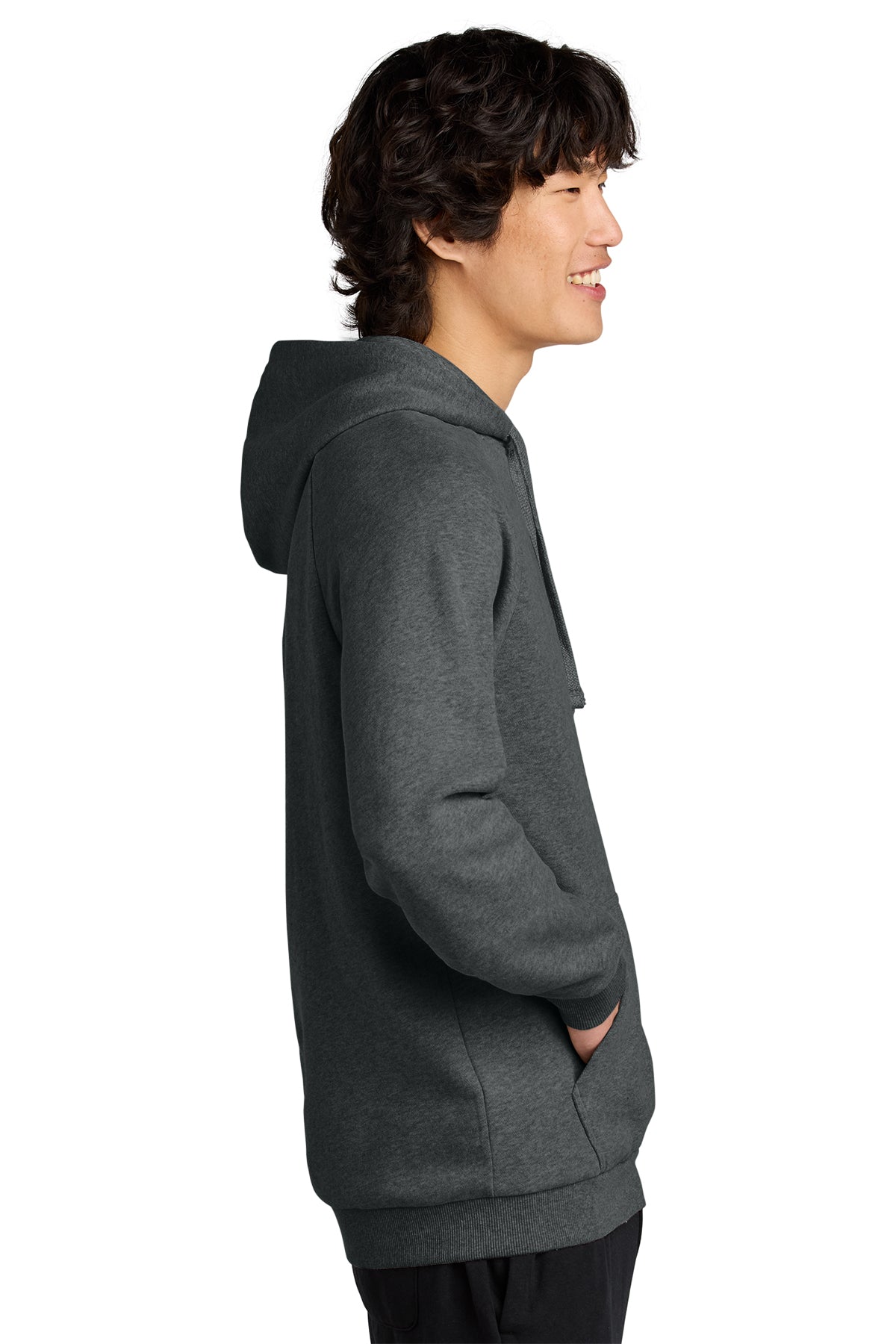 District Cloud Fleece Hoodie 9.4 oz Soft Garment-Washed Hooded Sweatshirt