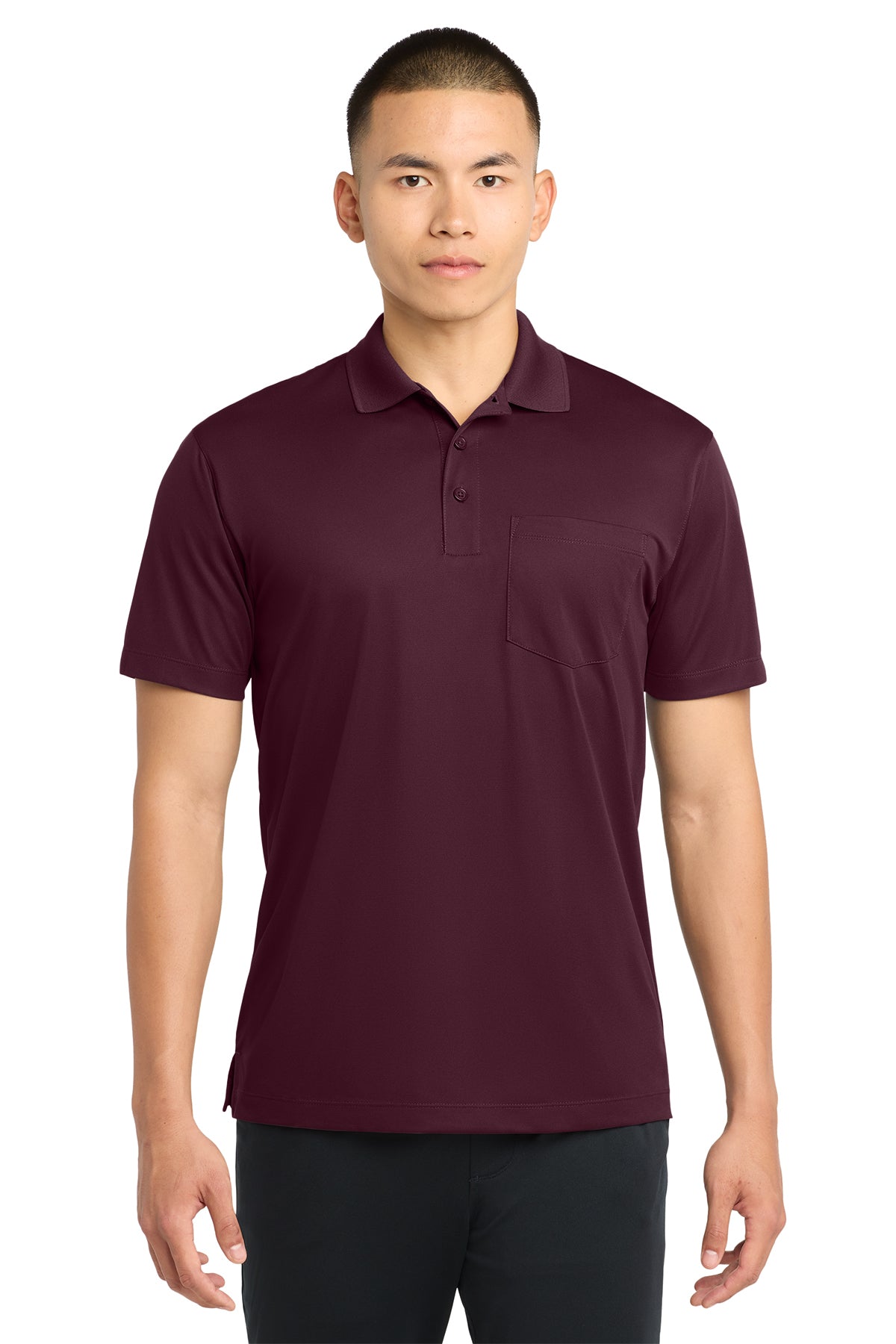 Sport-Tek Men's Micropique Sport-Wick Moisture-Wicking Polo Shirt with Pocket
