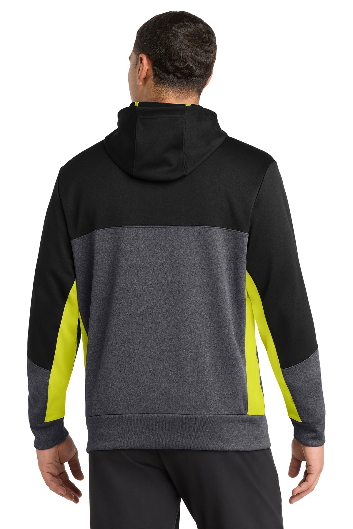 Sport-Tek Performance Tech Fleece Full-Zip Hooded Jacket with Media Pocket