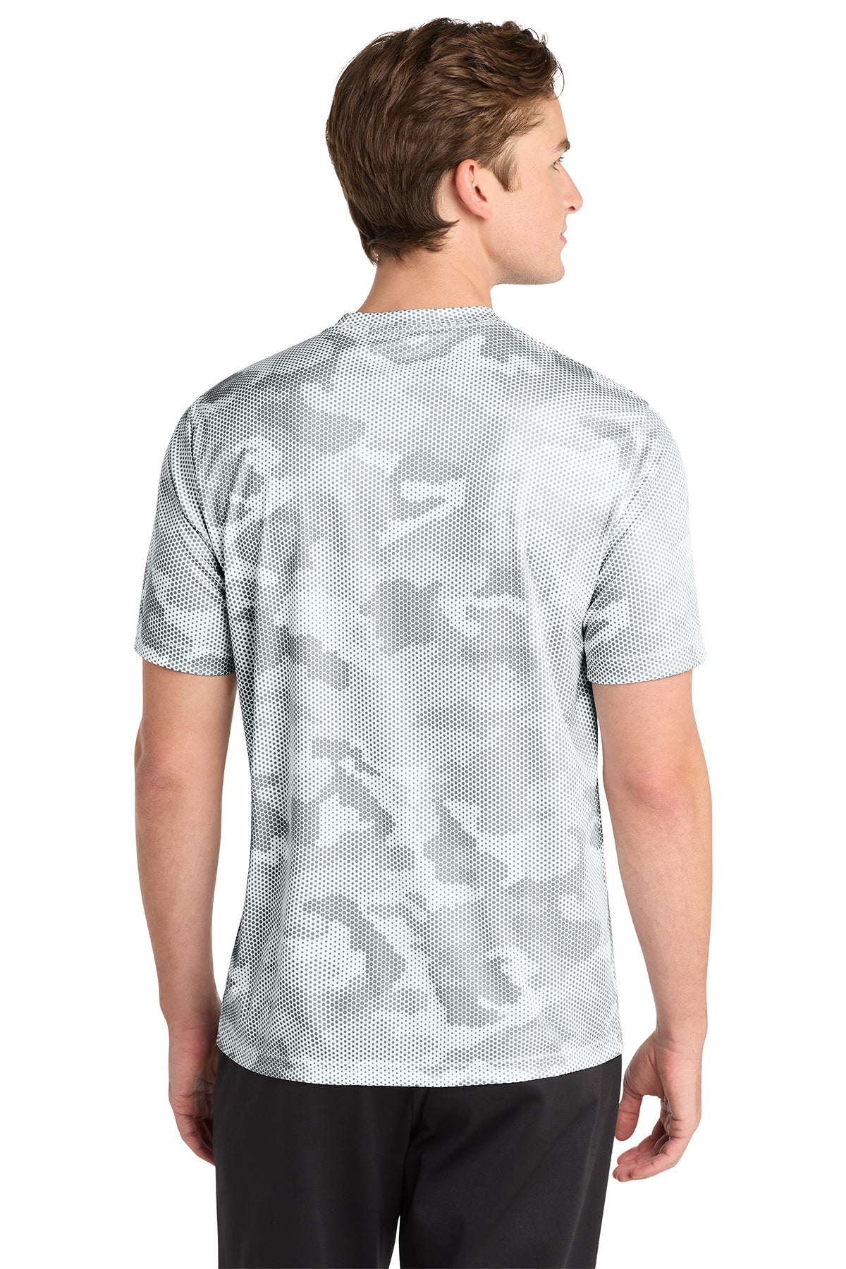 Sport-Tek CamoHex Performance Tee: Moisture-Wicking, Tag-Free, Athletic Style Shirt