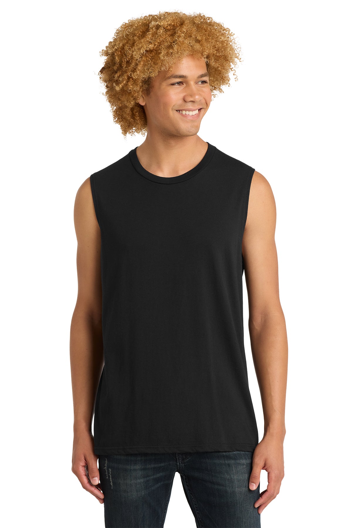 District V.I.T. Muscle Tank Lightweight Combed Ring-Spun Cotton Slim Fit