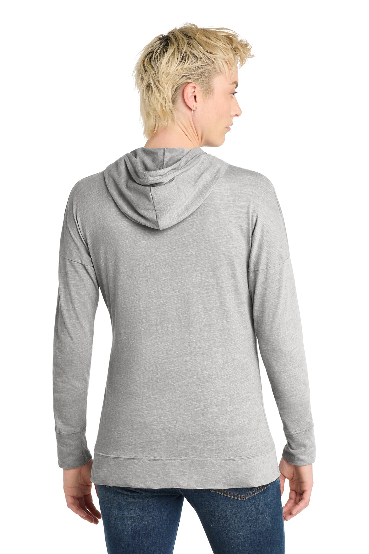 District Women's Medal Lightweight Full‑Zip Hoodie with YKK Metaluxe Zipper