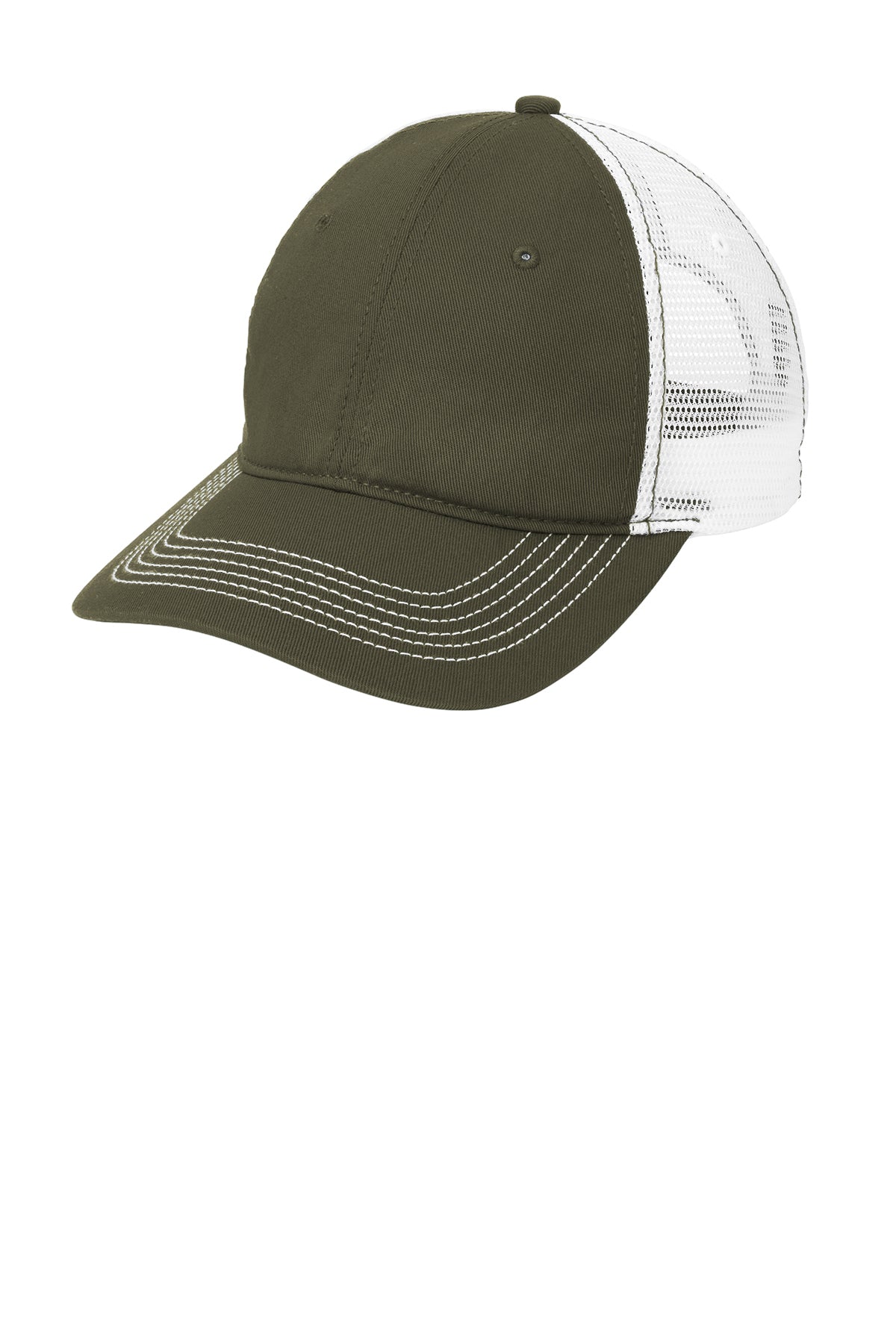 District DT607 Mesh Back Cap Cotton Twill Low-Profile Adjustable