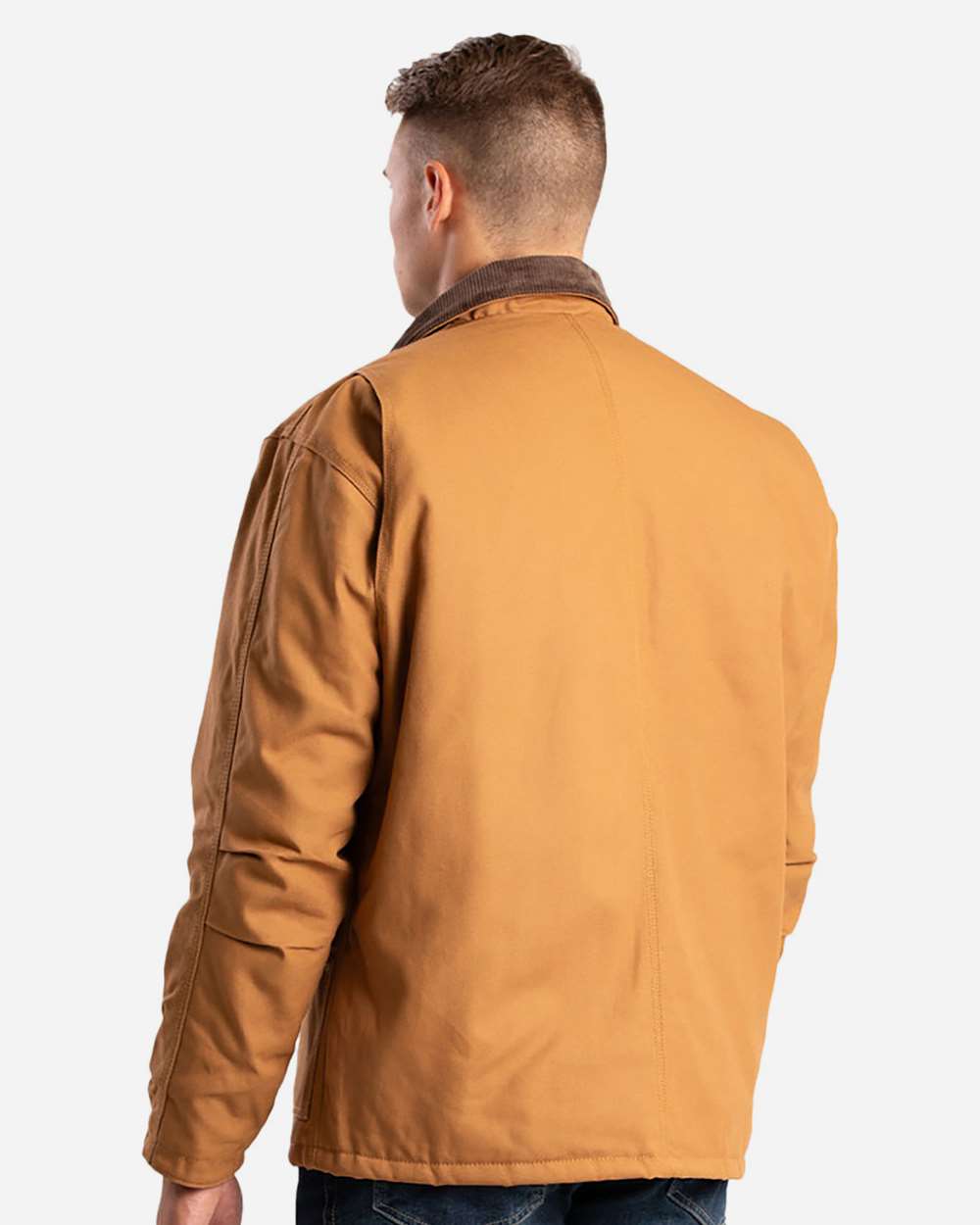 Men's Tall Heritage Cotton Duck Chore Jacket Heavy-Quilted Lined