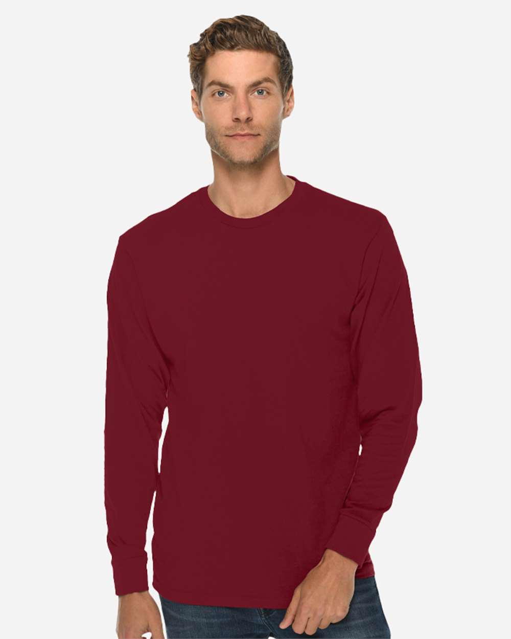 Lane Seven Heavyweight Long Sleeve Cotton Tee for Printing