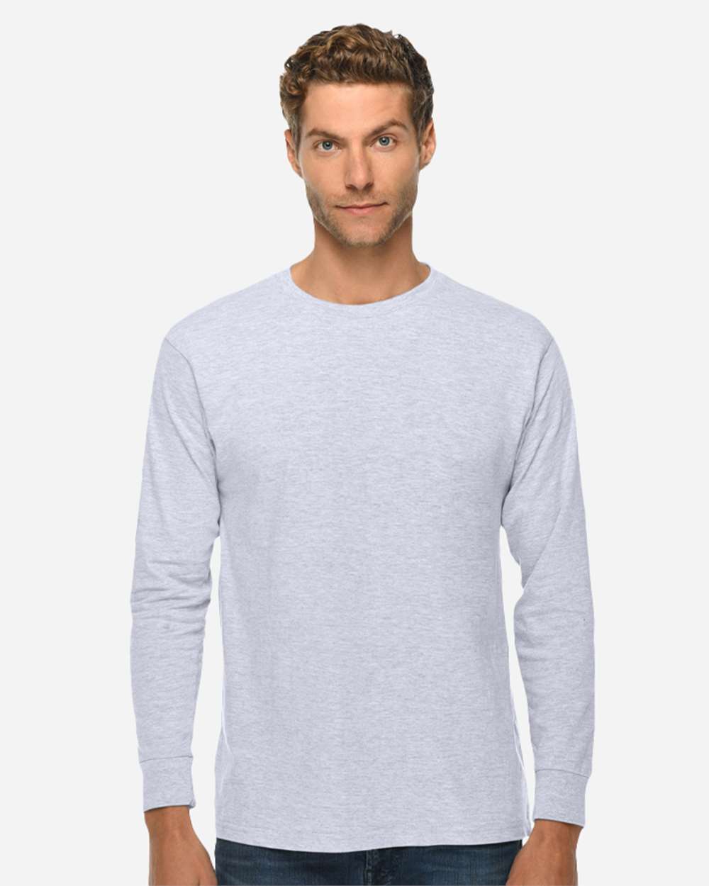 Lane Seven Heavyweight Long Sleeve Cotton Tee for Printing