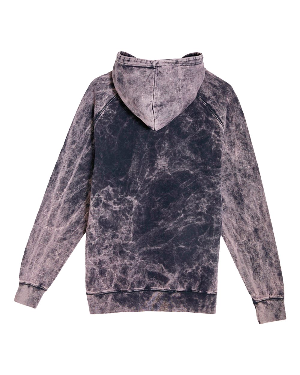 Lane Seven Vintage Raglan Hooded Sweatshirt Unisex Mineral-Washed Cotton