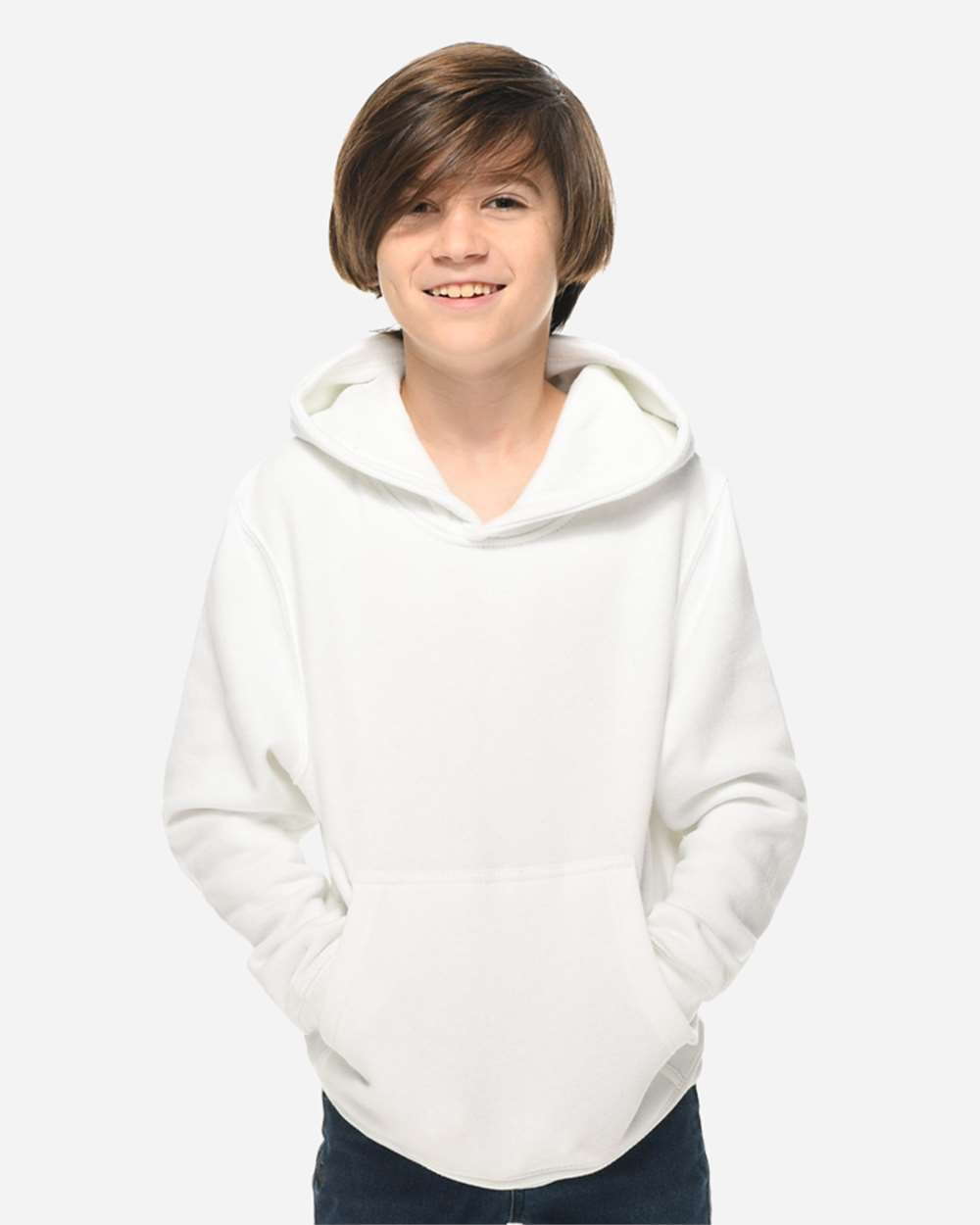 Lane Seven Youth Premium Pullover Hooded Sweatshirt 80/20 Fleece