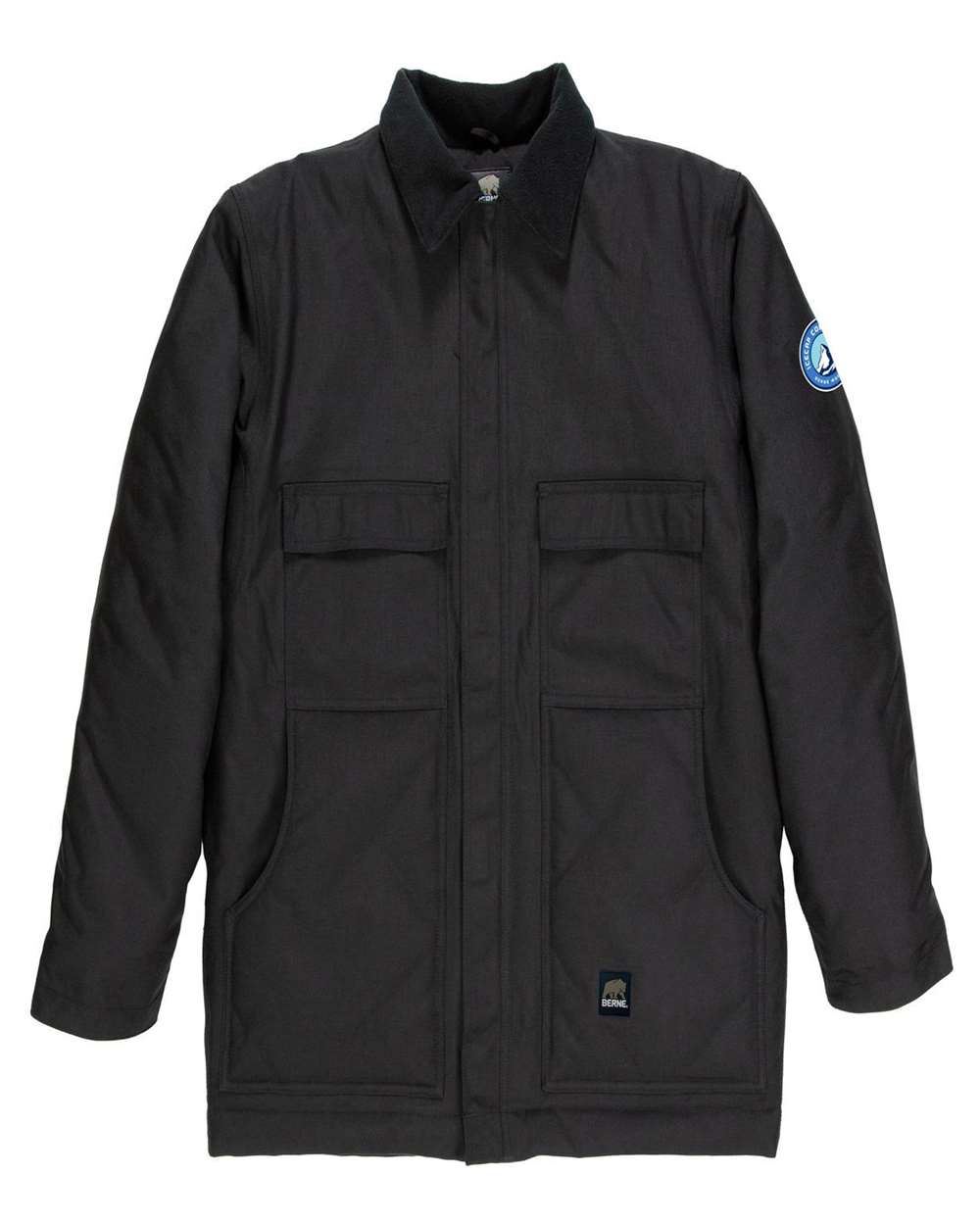 Berne Men's Icecap Insulated Waterproof Chore Coat with Hood