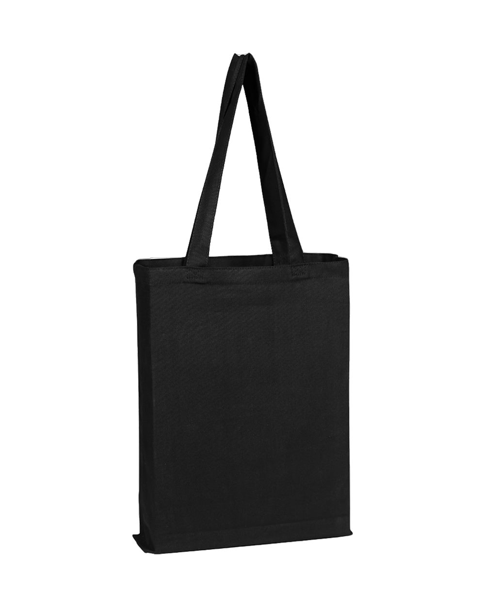 Q-Tees Canvas Gusset Tote Bag 15x16 Inch Heavy Cotton