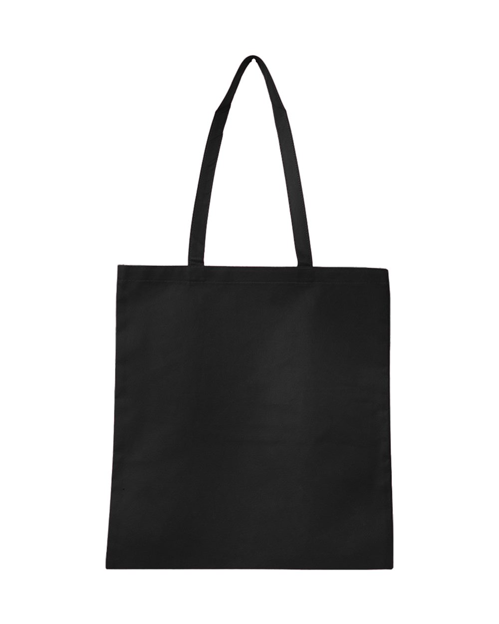Q-Tees 80 GSM Non-Woven Reusable Tote Bag with 25" Handles