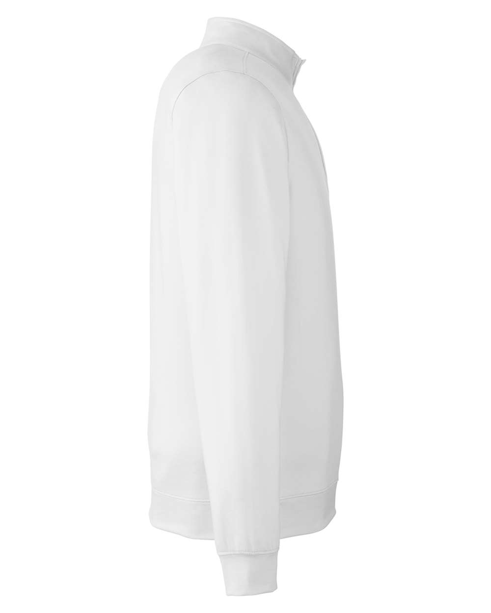 Men's McKinnon Heathered Quarter-Zip Pullover with Hidden Zipper Collar