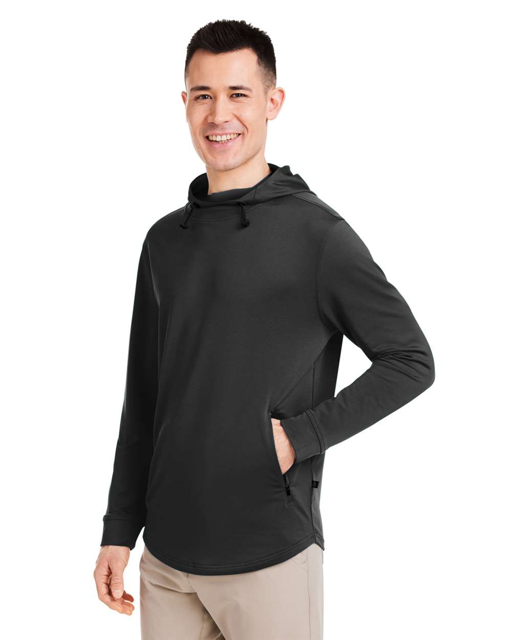 Swannies Men's Ivy Hooded Performance Stretch Hoodie with Pouch Pocket