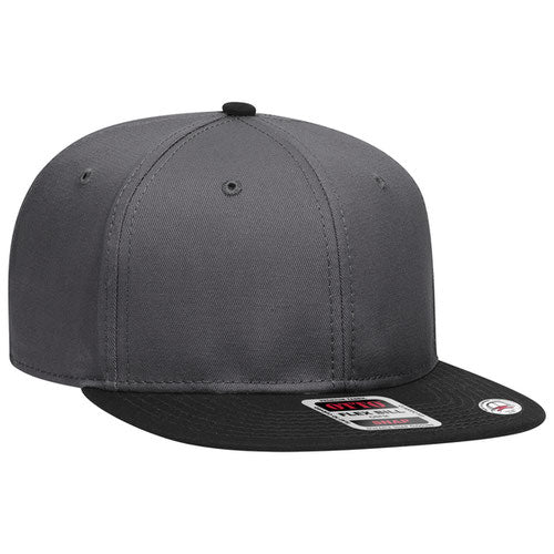OTTO Snap 6-Panel Pro Profile Structured Snapback Hat Flat Bill