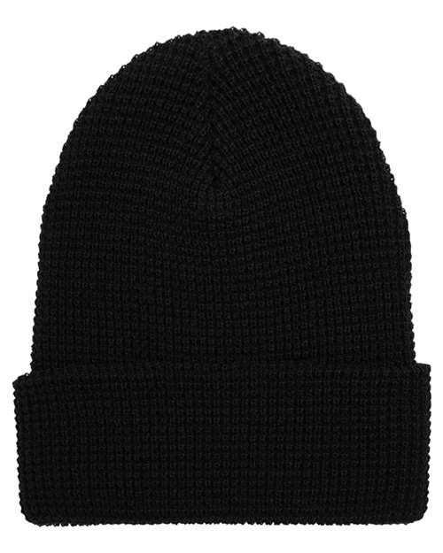 Premium Waffle Cuffed Beanie by YP Classics 2501KC