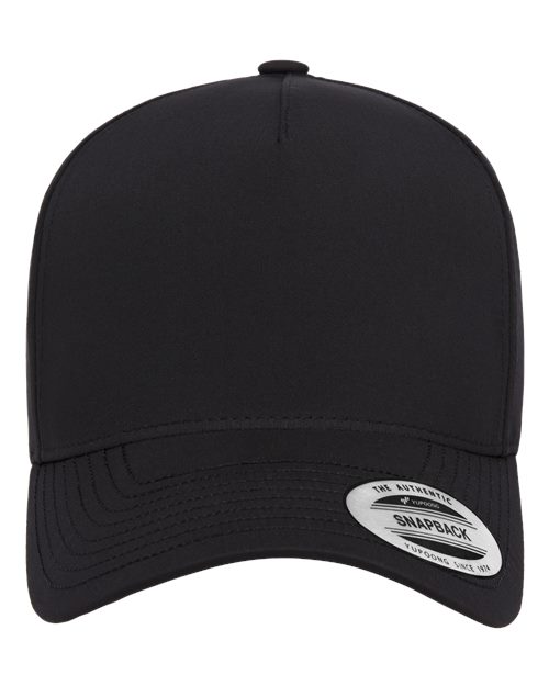 YP Classics Five-Panel Snapback Cap with Perforated Breathable Design