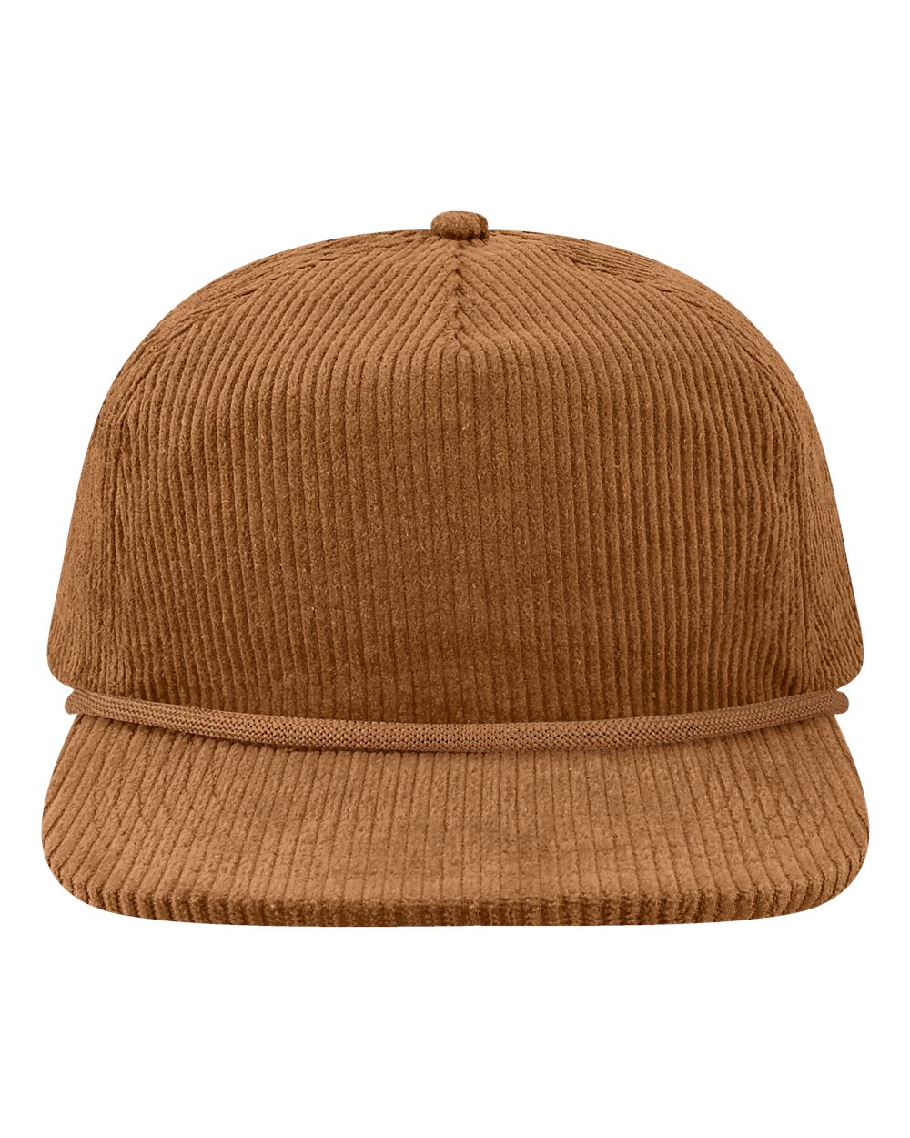 LOCALE Wilson Corduroy Rope Cap Five-Panel Unstructured Snapback