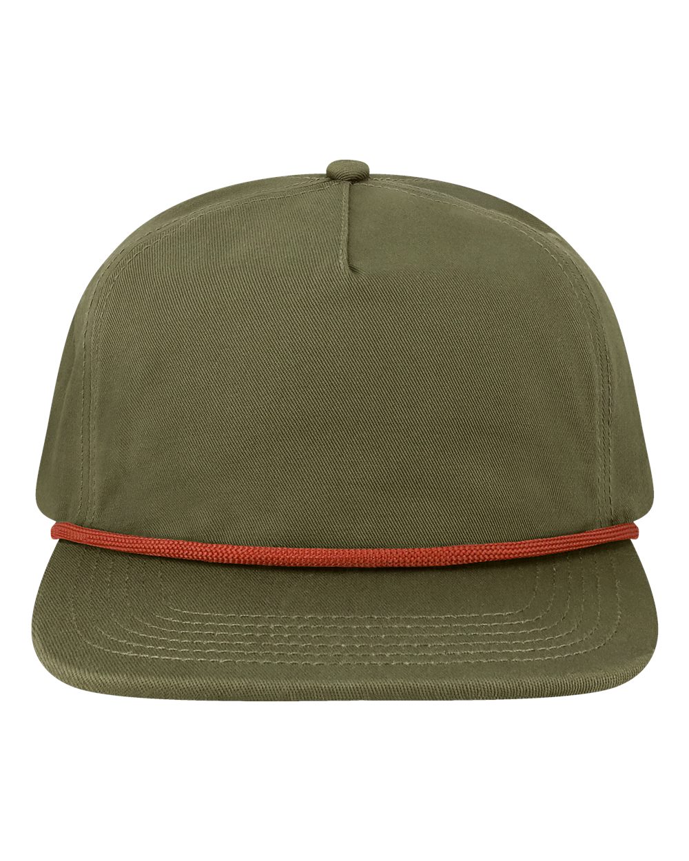 LOCALE Wilson Corduroy Rope Cap Five-Panel Unstructured Snapback