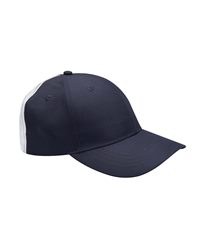 Adams Headwear Contrast Back Stripe Clubhouse Performance Microfiber Cap
