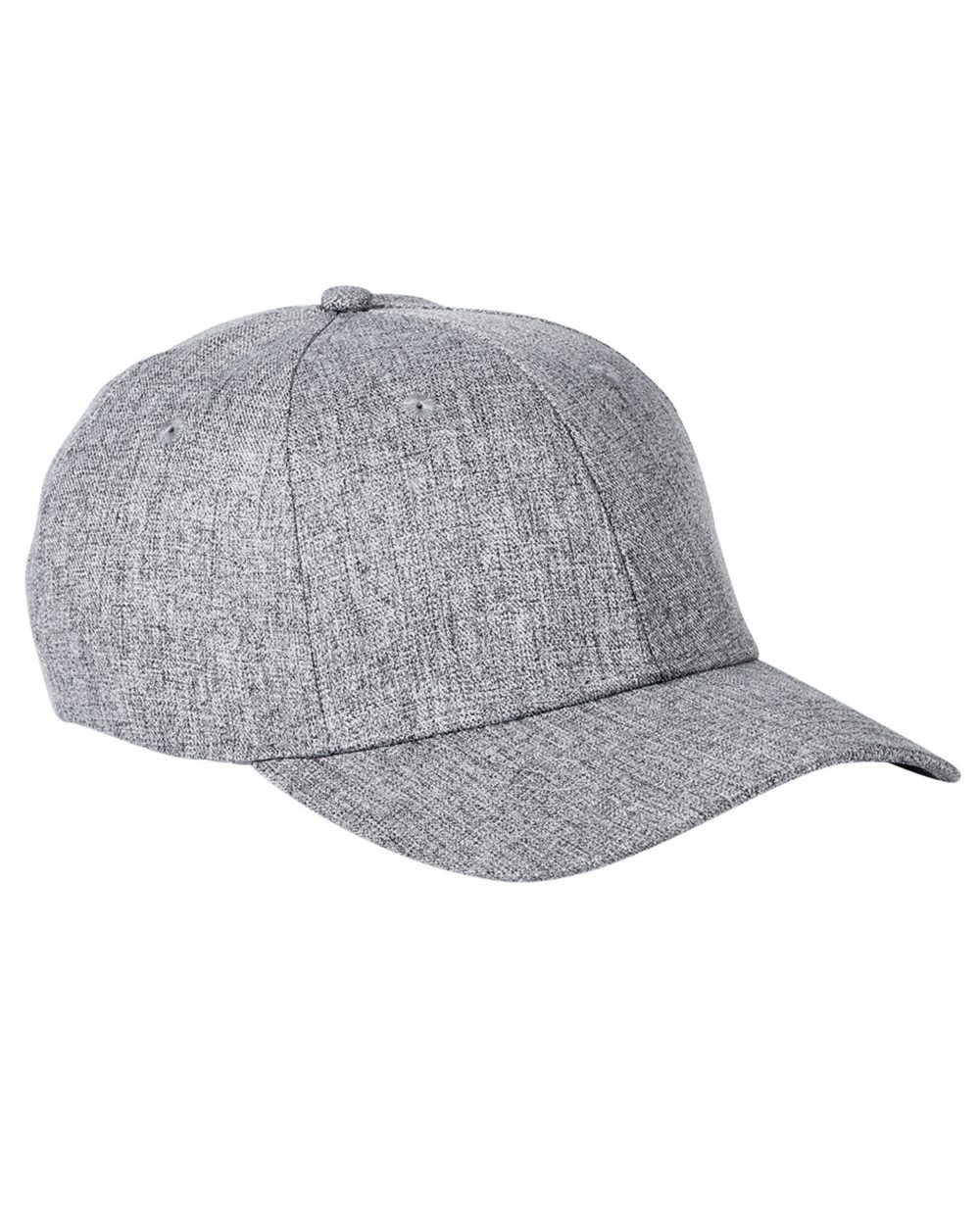 Adams Headwear Deluxe 6-Panel Structured Mid-Profile Heather Cap