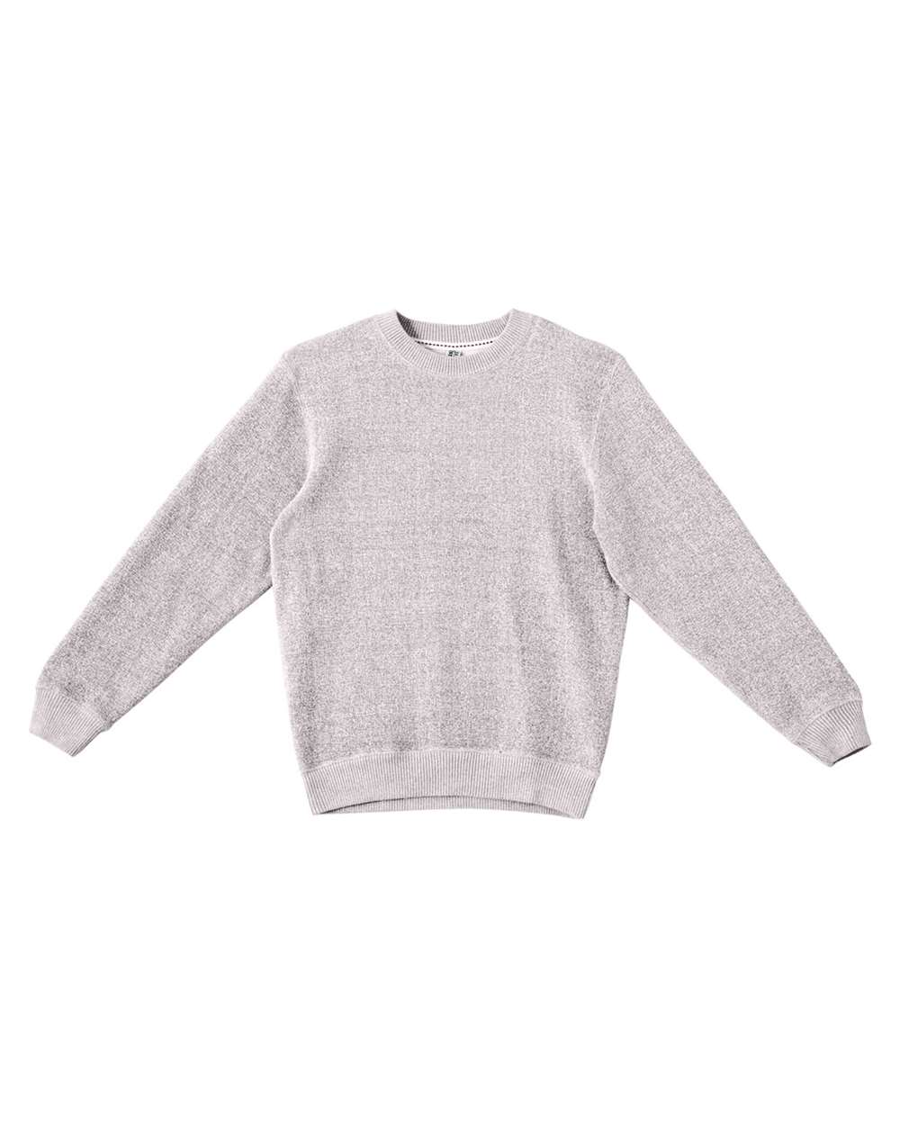 Lane Seven Unisex Nantucket Crewneck Heavyweight Textured Fleece Sweatshirt