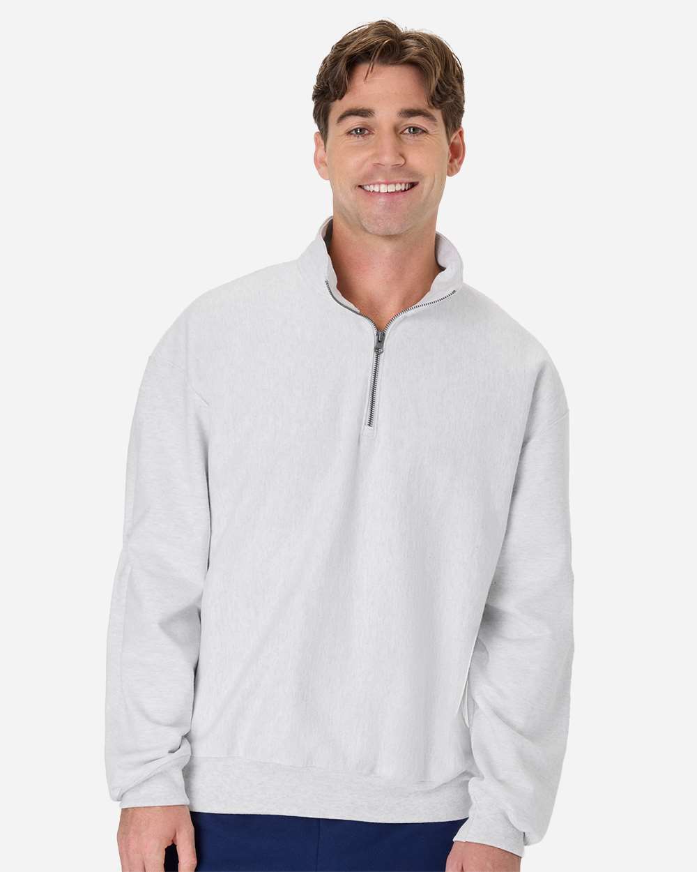 Hanes Men's Beefy Premium Heavyweight Quarter-Zip Sweatshirt Warm Fleece