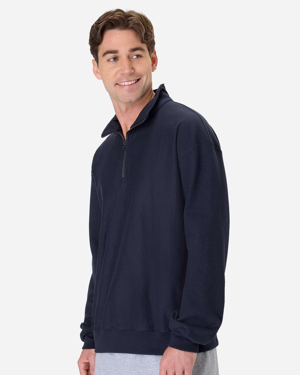 Hanes Men's Beefy Premium Heavyweight Quarter-Zip Sweatshirt Warm Fleece