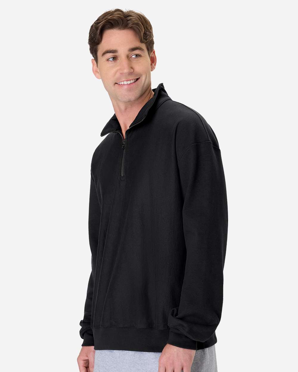 Hanes Men's Beefy Premium Heavyweight Quarter-Zip Sweatshirt Warm Fleece