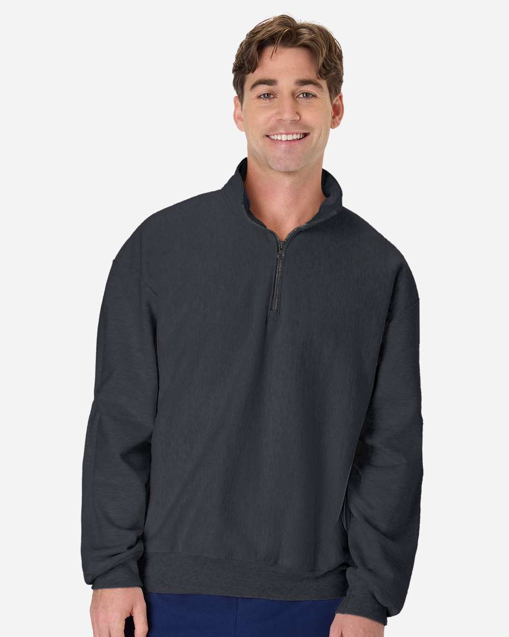 Hanes Men's Beefy Premium Heavyweight Quarter-Zip Sweatshirt Warm Fleece