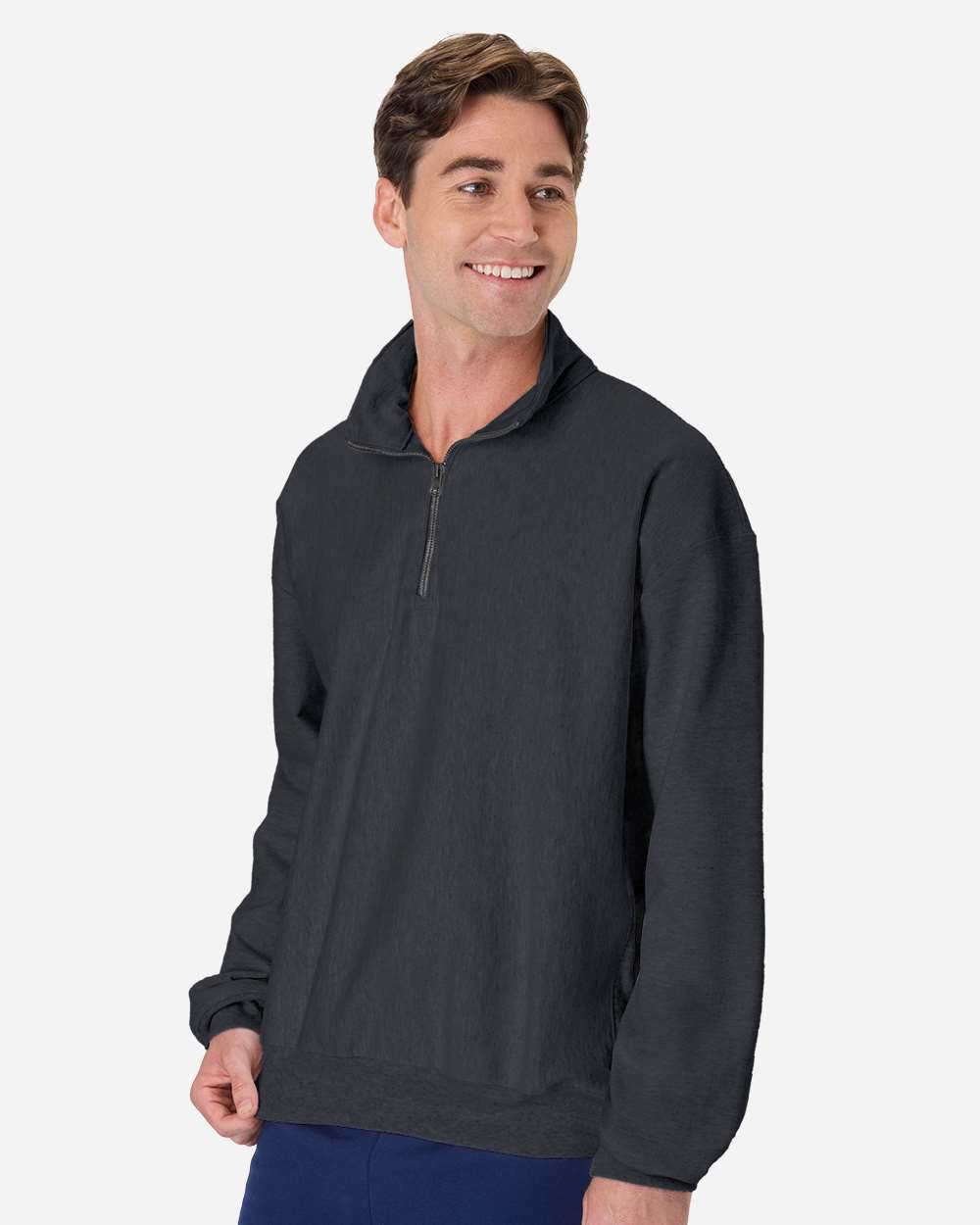 Hanes Men's Beefy Premium Heavyweight Quarter-Zip Sweatshirt Warm Fleece
