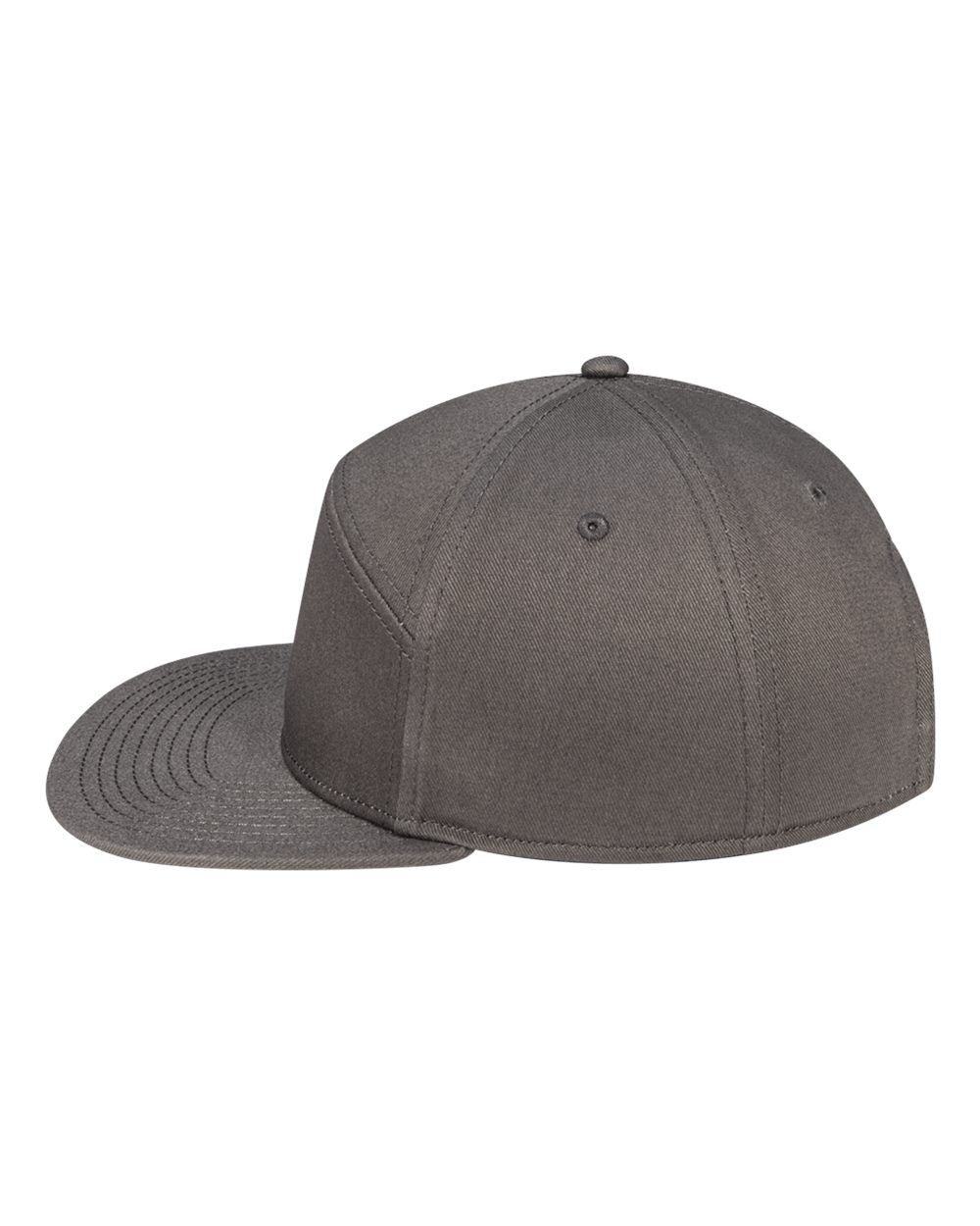Pukka Tradesman Hybrid Six-Panel Structured Snapback Flat Bill Cap