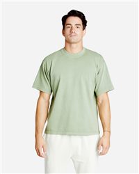 Lane Seven Urban Heavyweight Pigment-Dyed Oversized Boxy Cotton T-Shirt