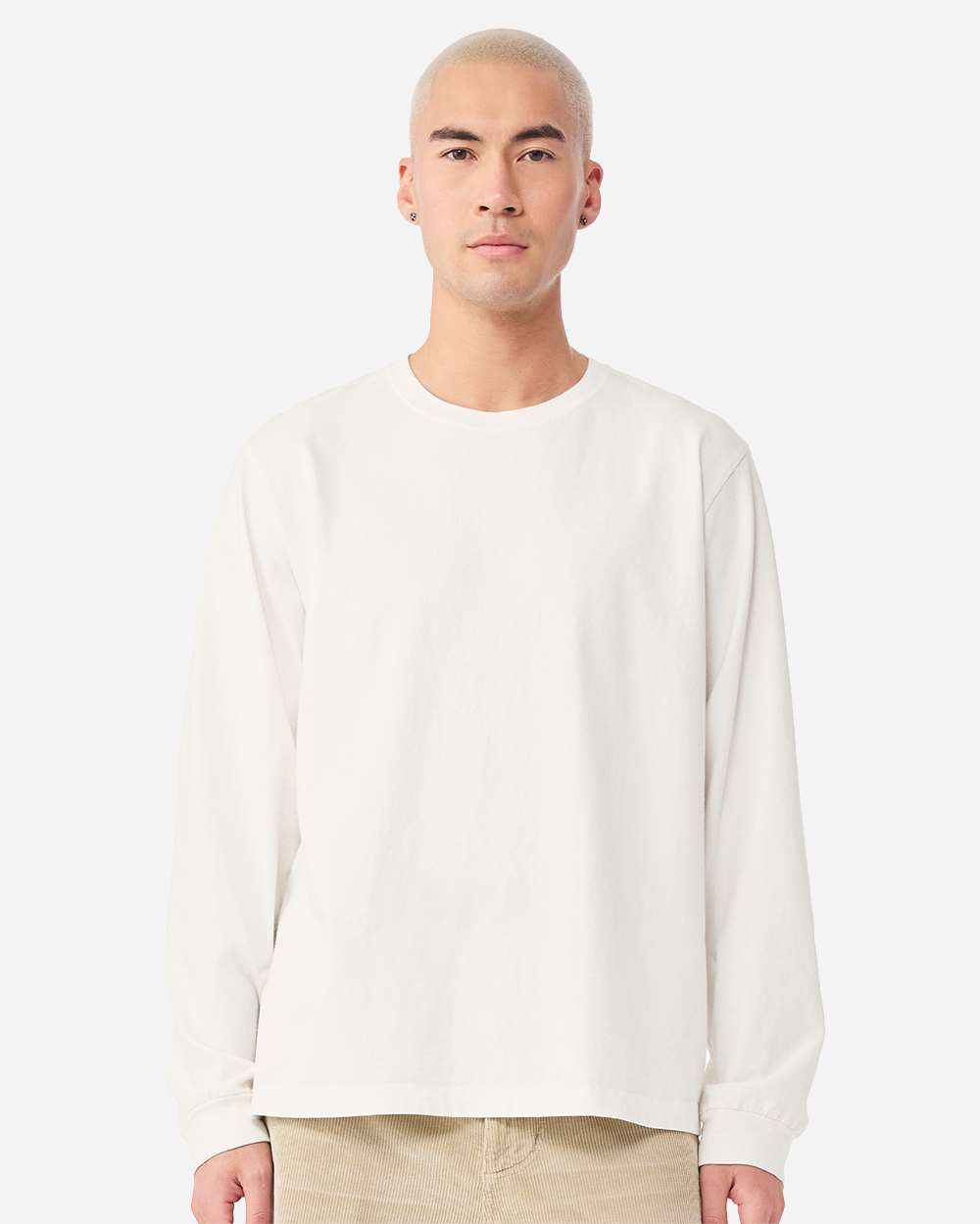 Soft Garment-Dyed Unisex Long Sleeve Tee: Premium Ring-Spun Cotton, Relaxed Fit