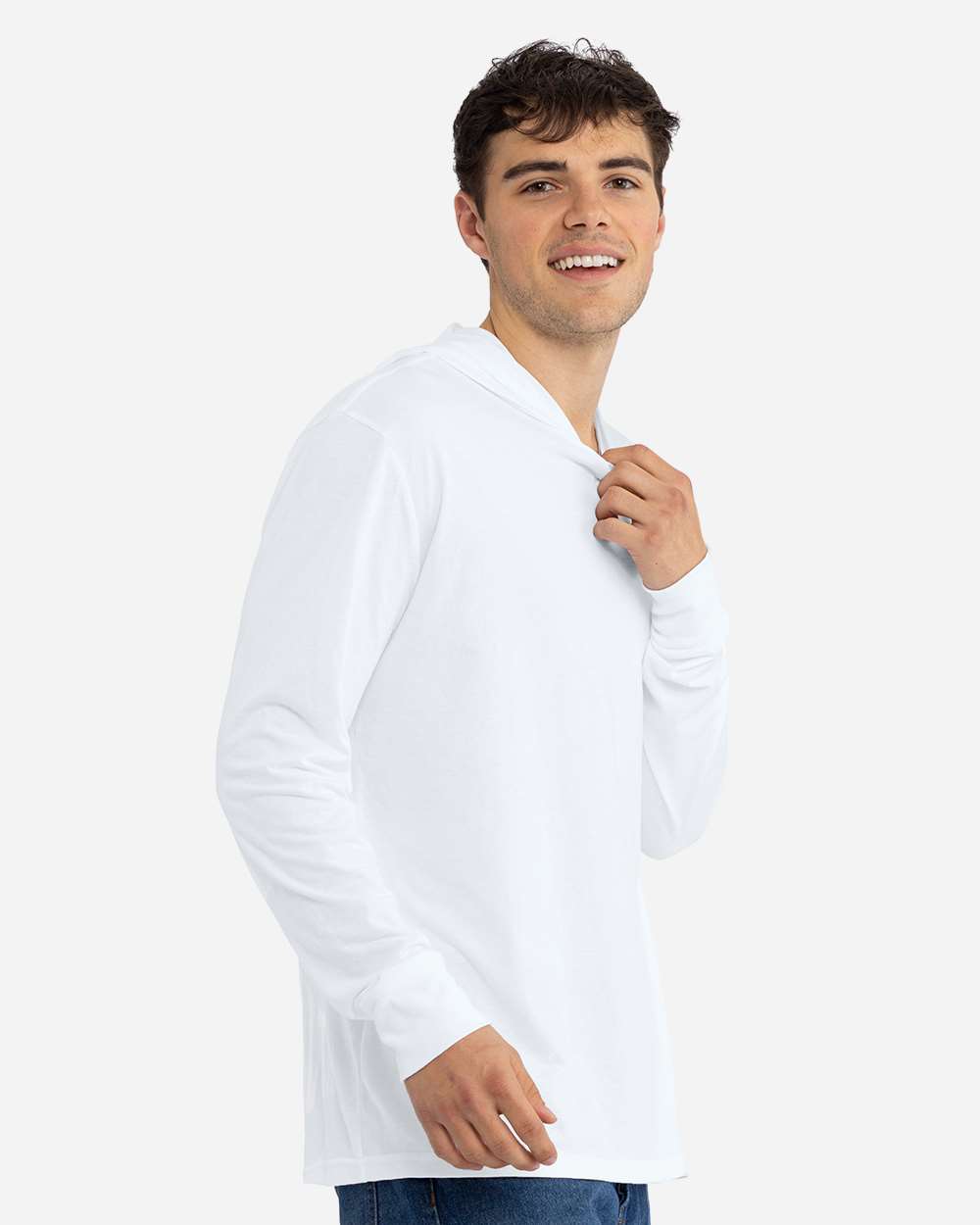 Premium CVC Blend Unisex Hoodie Long Sleeve T-Shirt - Soft, Durable, Versatile