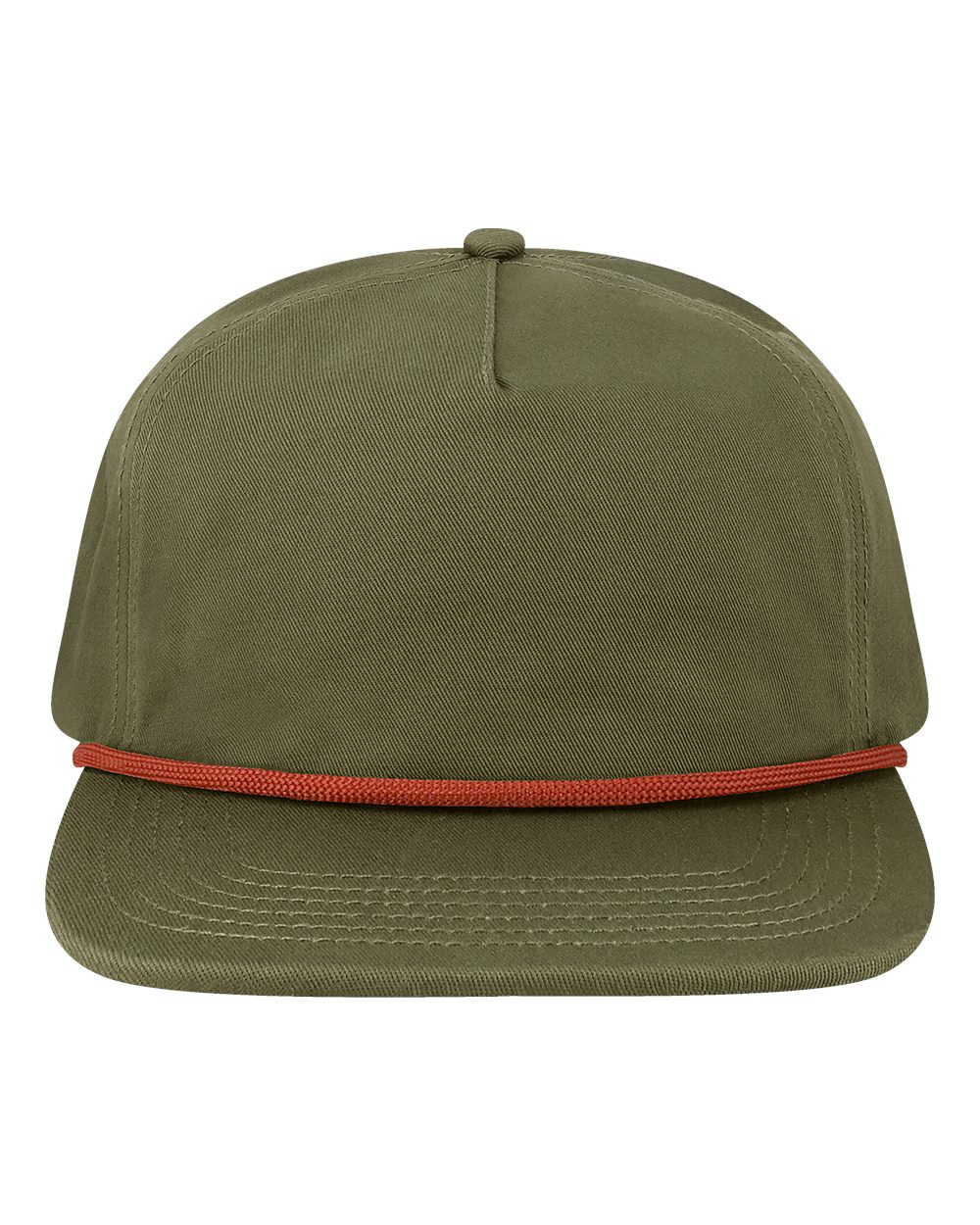 LOCALE Wilson Corduroy Rope Cap Five-Panel Unstructured Snapback