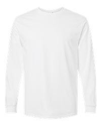 Gildan Ultra Cotton Heavyweight Long Sleeve T-Shirt 2400 Durable Soft Unisex Tee